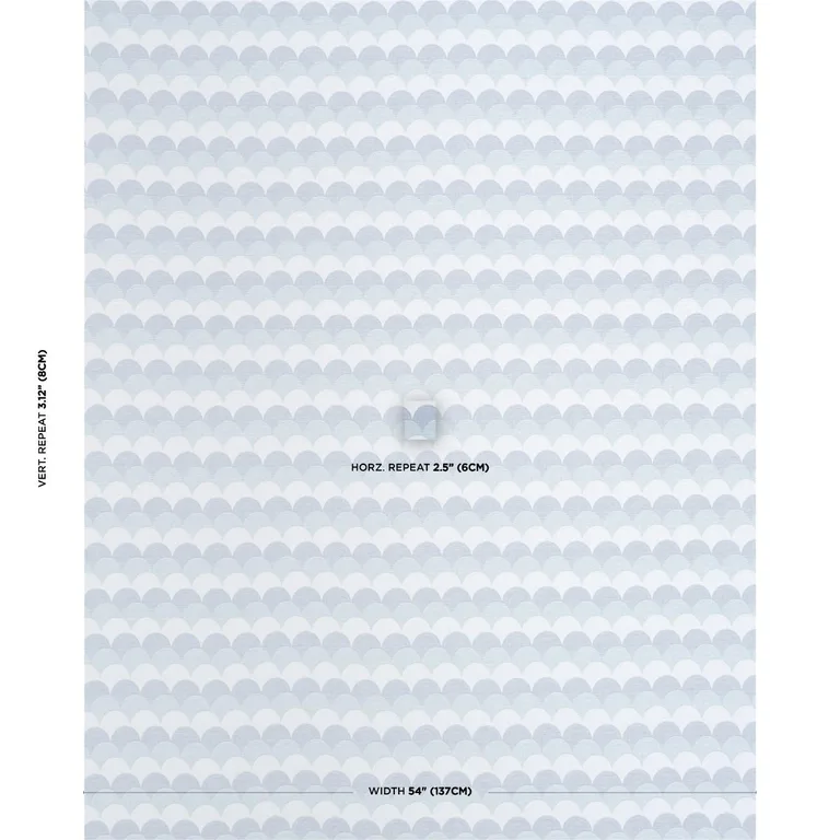 Schumacher 84360 Prairie Hills Blues fabric swatch