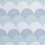 Schumacher 84360 Prairie Hills Blues fabric swatch