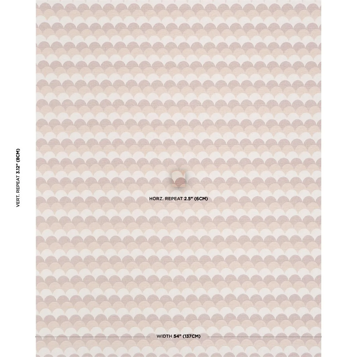 Schumacher 84362 Prairie Hills Mauve fabric swatch