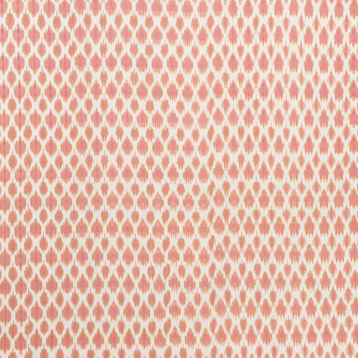 Schumacher 178061 Presidio Ikat Orange fabric swatch