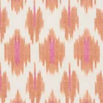 Schumacher 178061 Presidio Ikat Orange fabric swatch