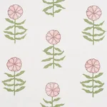 Schumacher 181660 Pretty Petals Blush fabric swatch