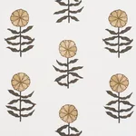 Schumacher 181661 Pretty Petals Neutral fabric swatch