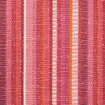 Schumacher 73111 Primavera Stripe Berry fabric swatch
