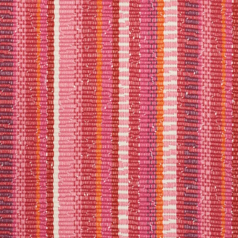 Schumacher 73111 Primavera Stripe Berry fabric swatch