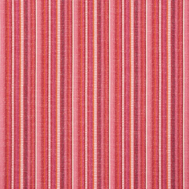 Schumacher 73111 Primavera Stripe Berry fabric swatch