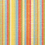 Schumacher 73110 Primavera Stripe Marigold fabric swatch