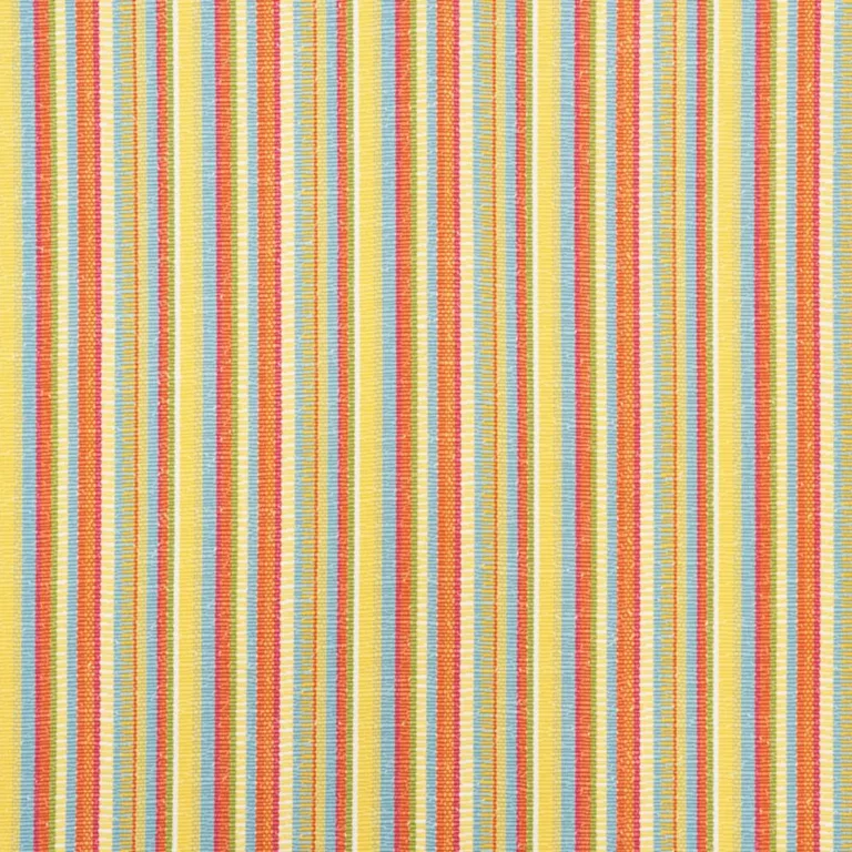 Schumacher 73110 Primavera Stripe Marigold fabric swatch
