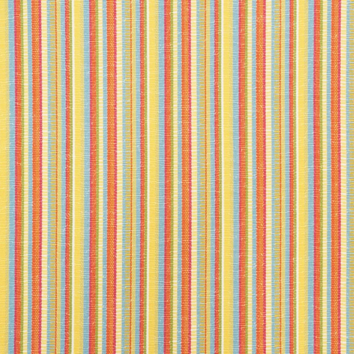 Schumacher 73110 Primavera Stripe Marigold fabric swatch