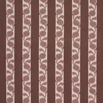 Schumacher 182920 Priya Warp Print Bordeaux fabric swatch
