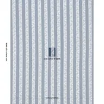 Schumacher 182922 Priya Warp Print Indigo fabric swatch