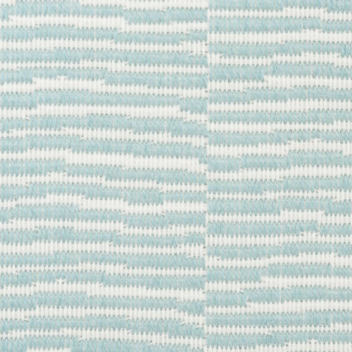 Schumacher 73132 Promenade Indoor/Outdoor Aqua fabric swatch