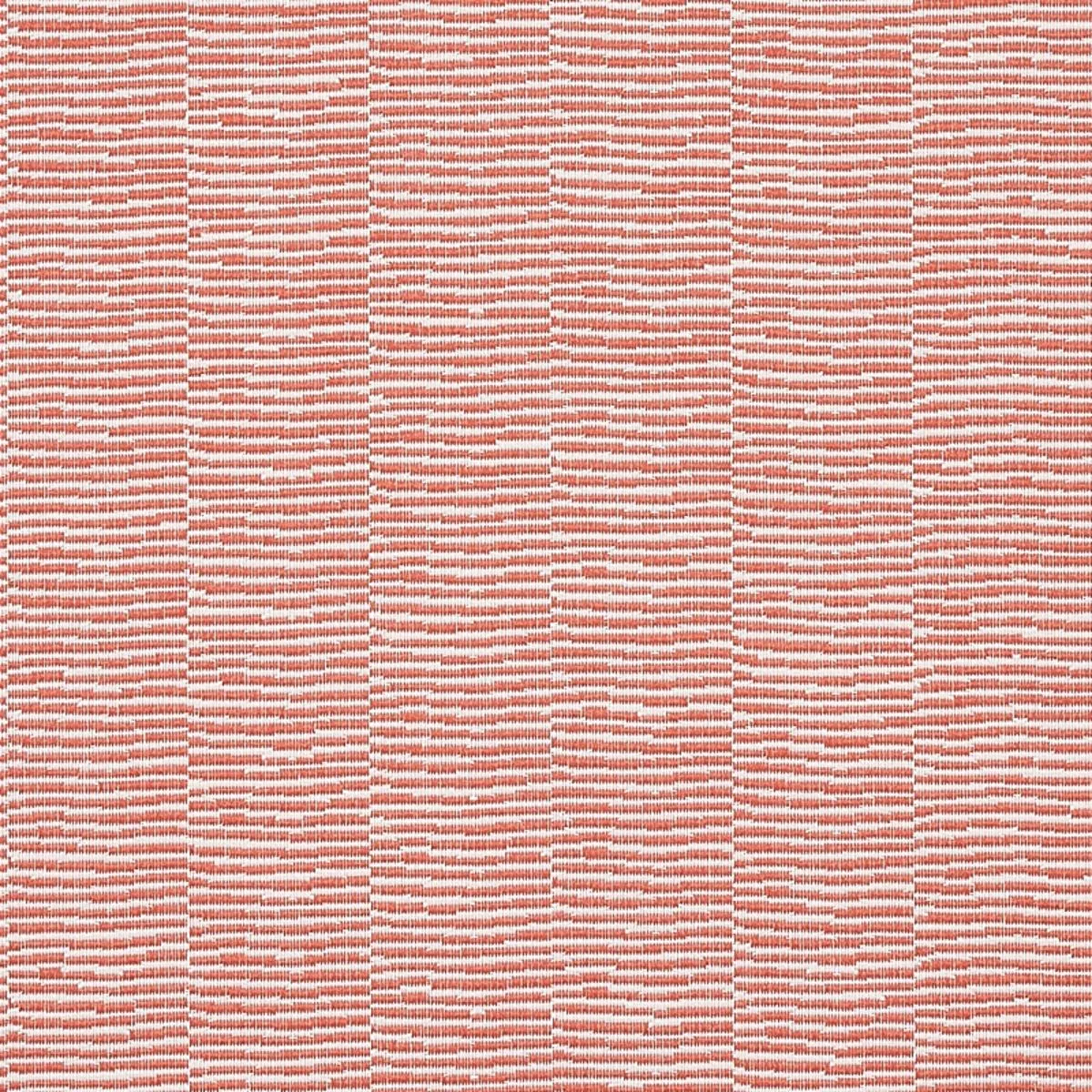 Schumacher 73134 Promenade Indoor/Outdoor Coral fabric swatch
