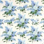 Schumacher 180620 Proust's Lilacs Blue fabric swatch