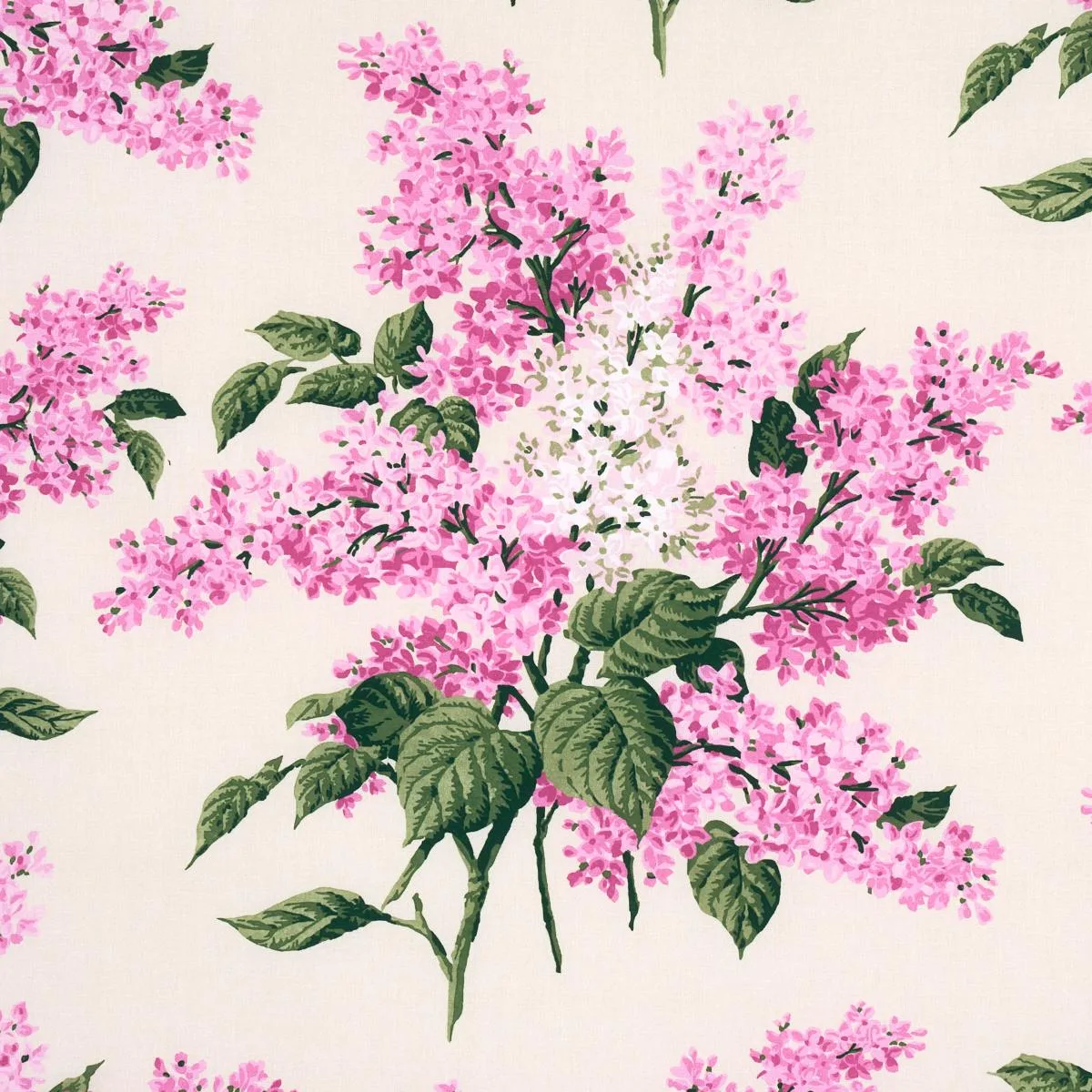 Schumacher 180622 Proust's Lilacs Pink fabric swatch