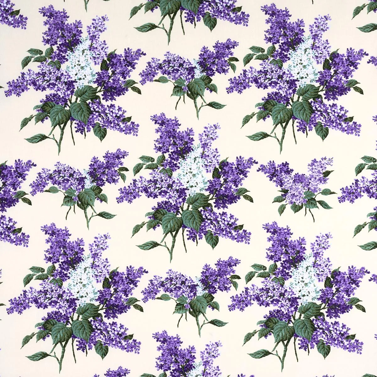 Schumacher 180621 Proust's Lilacs Purple fabric swatch