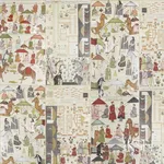 Schumacher RF314CS01 Pushkar Original fabric swatch