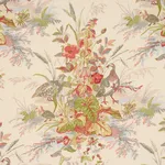 Schumacher 1106021 Quail Meadow Winter fabric swatch