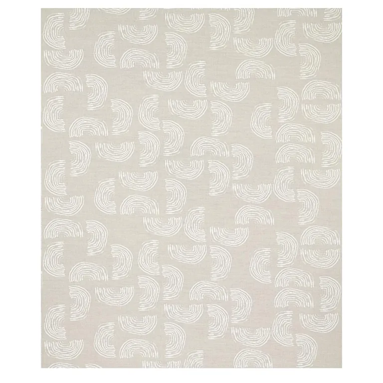 Schumacher 179882 Quansoo Ivory fabric swatch