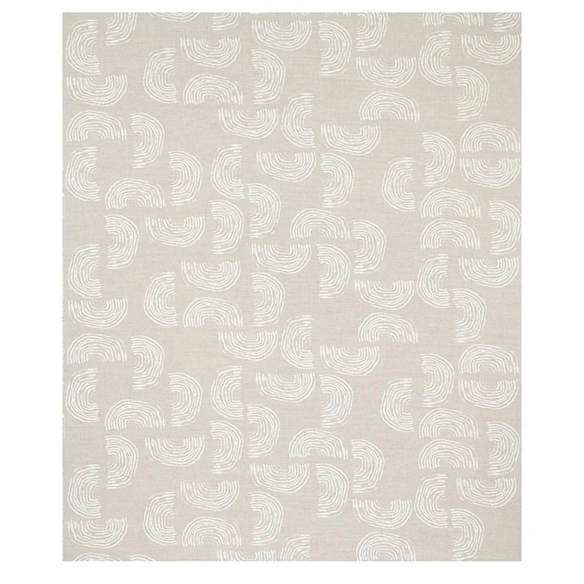 Schumacher 179882 Quansoo Ivory fabric swatch
