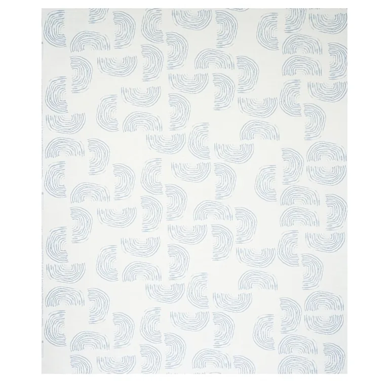 Schumacher 179881 Quansoo Sky fabric swatch