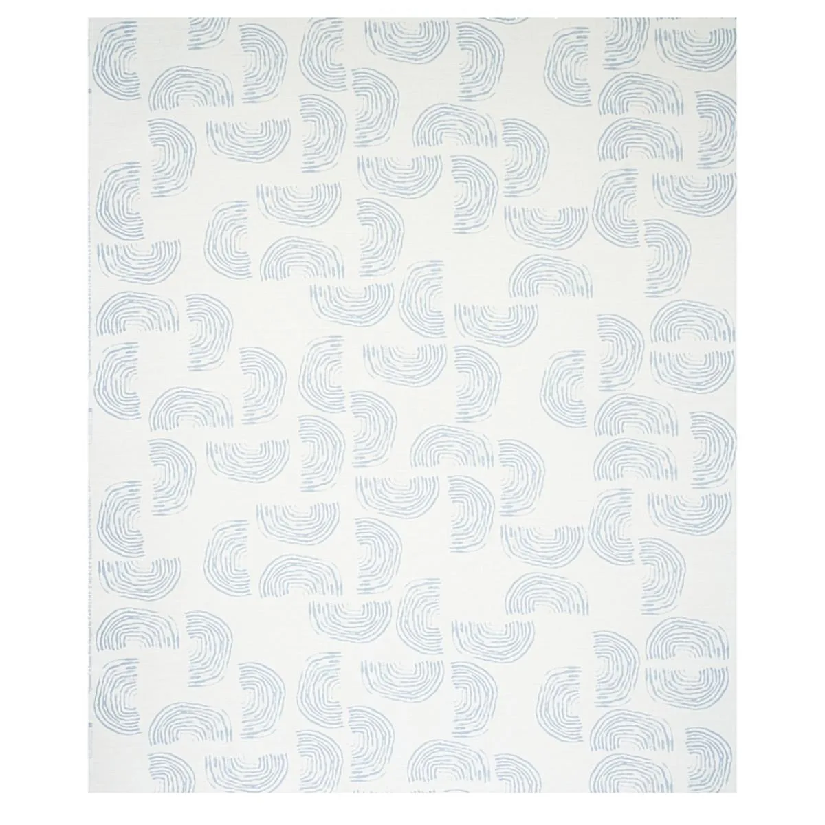 Schumacher 179881 Quansoo Sky fabric swatch