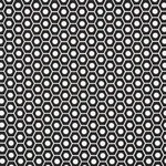 Schumacher 177078 Queen B Black fabric swatch