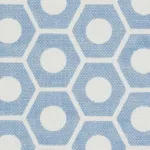 Schumacher 177071 Queen B Chambray fabric swatch