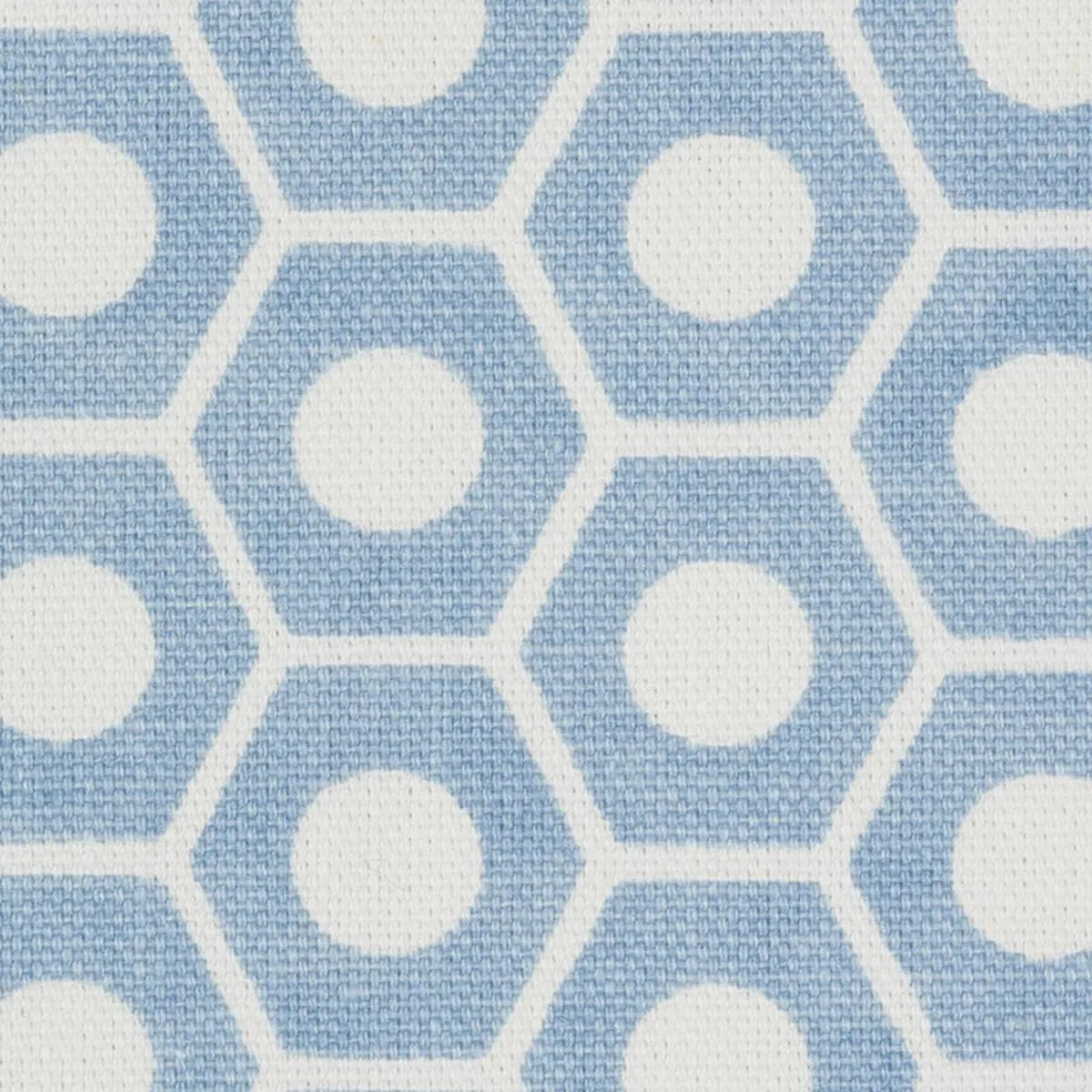 Schumacher 177071 Queen B Chambray fabric swatch