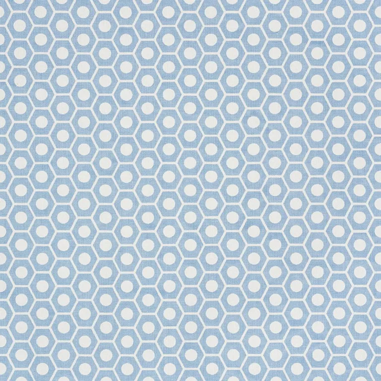 Schumacher 177071 Queen B Chambray fabric swatch