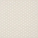 Schumacher 177072 Queen B Flax fabric swatch
