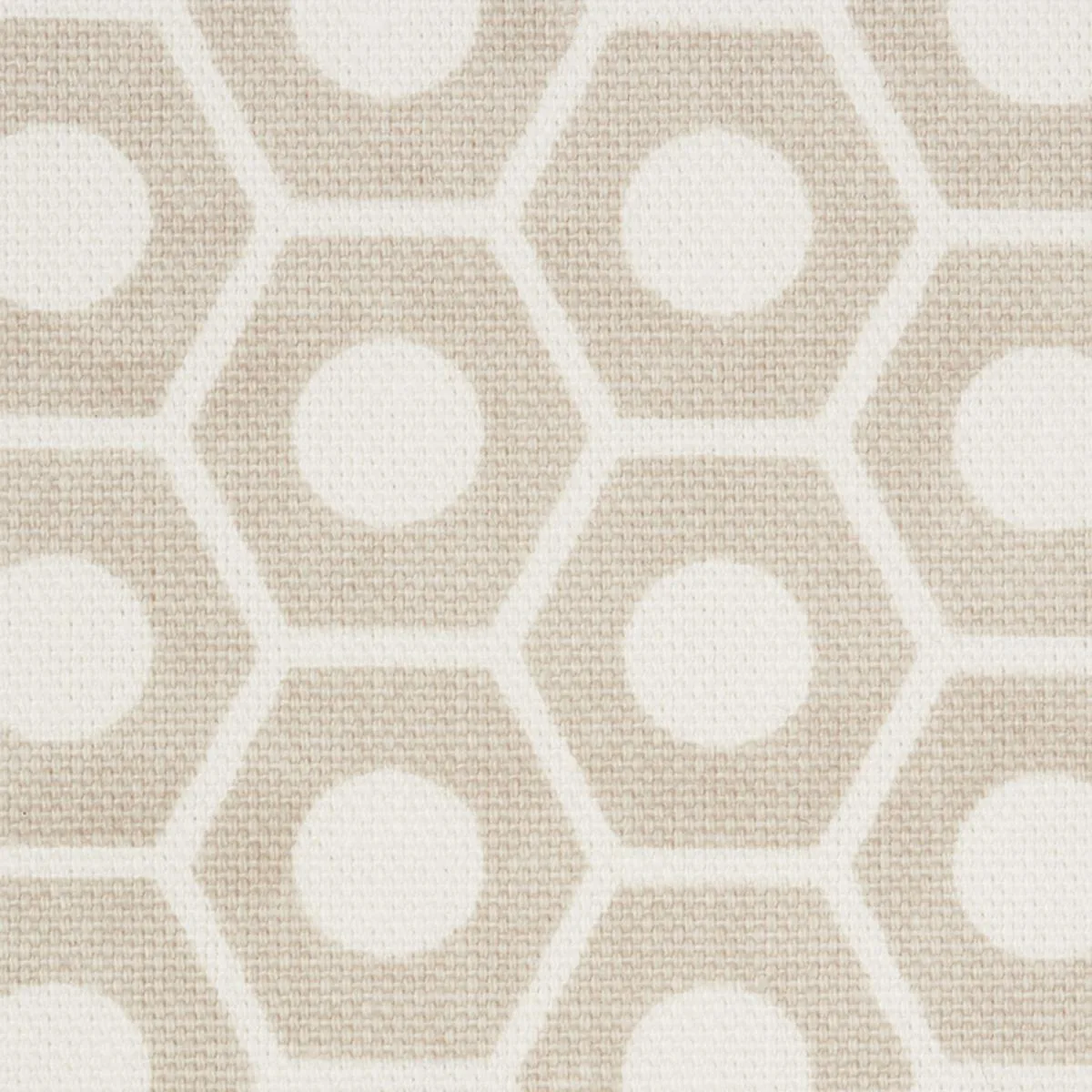 Schumacher 177072 Queen B Flax fabric swatch