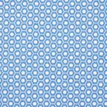Schumacher 177076 Queen B French Blue fabric swatch