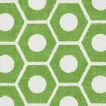 Schumacher 177075 Queen B Green fabric swatch