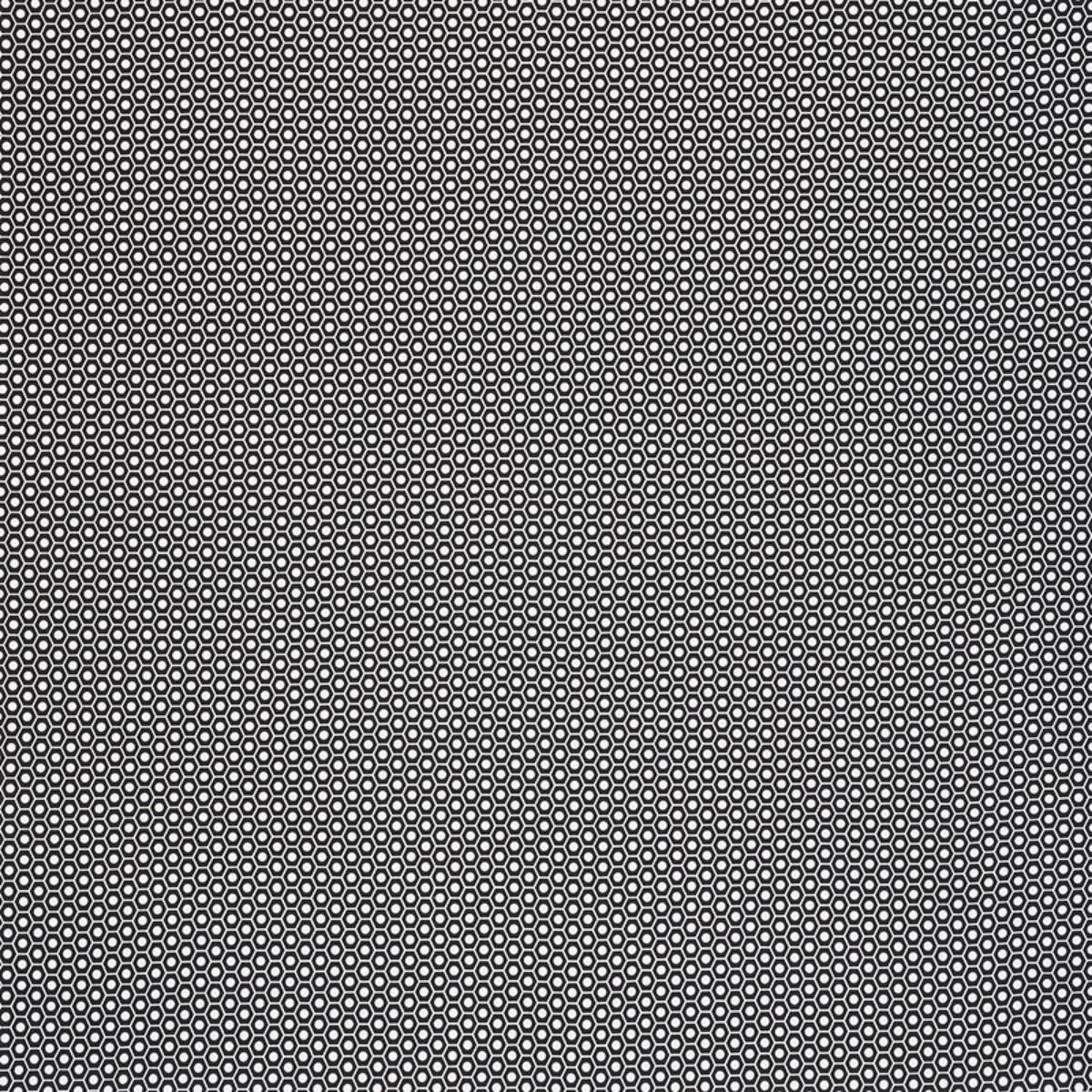 Schumacher 176566 Queen B Ii Indoor/Outdoor Black fabric swatch