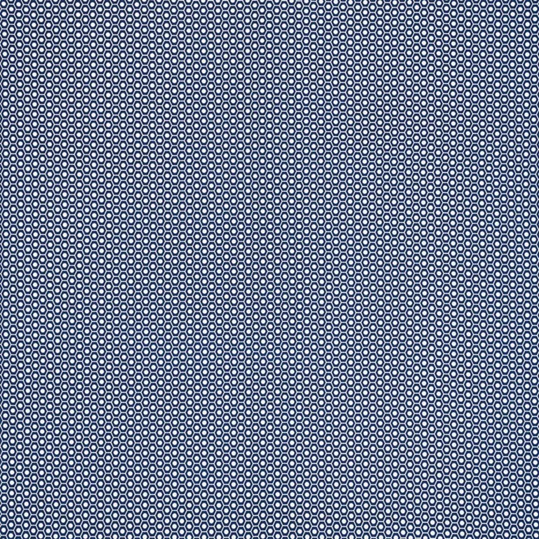 Schumacher 176564 Queen B Ii Indoor/Outdoor Navy fabric swatch