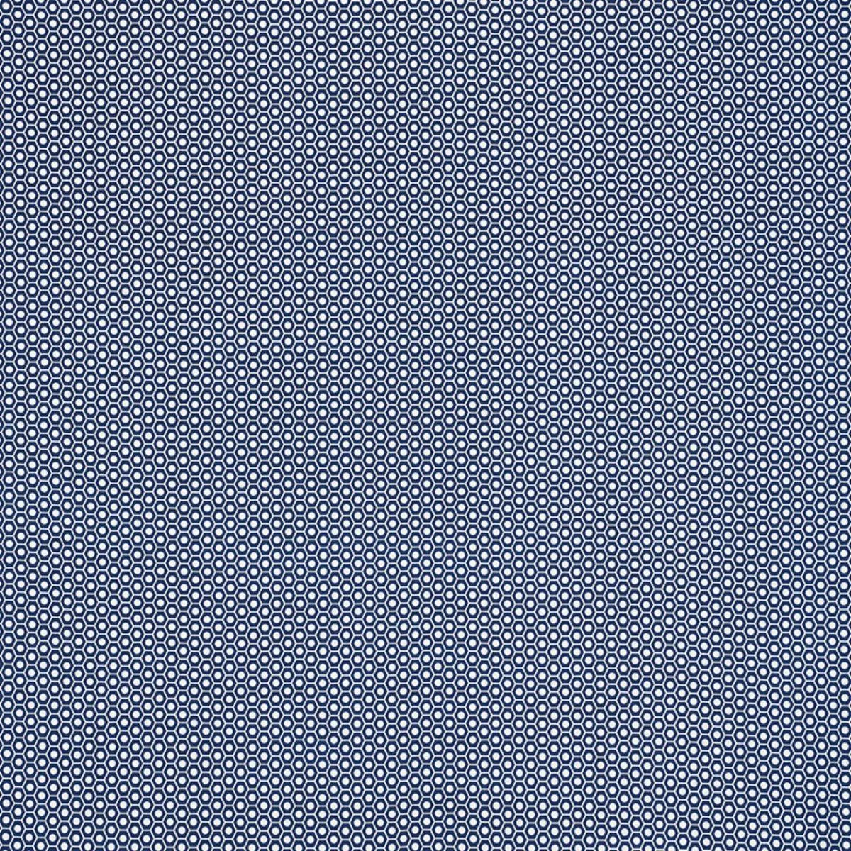 Schumacher 176564 Queen B Ii Indoor/Outdoor Navy fabric swatch