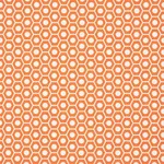 Schumacher 177073 Queen B Orange fabric swatch