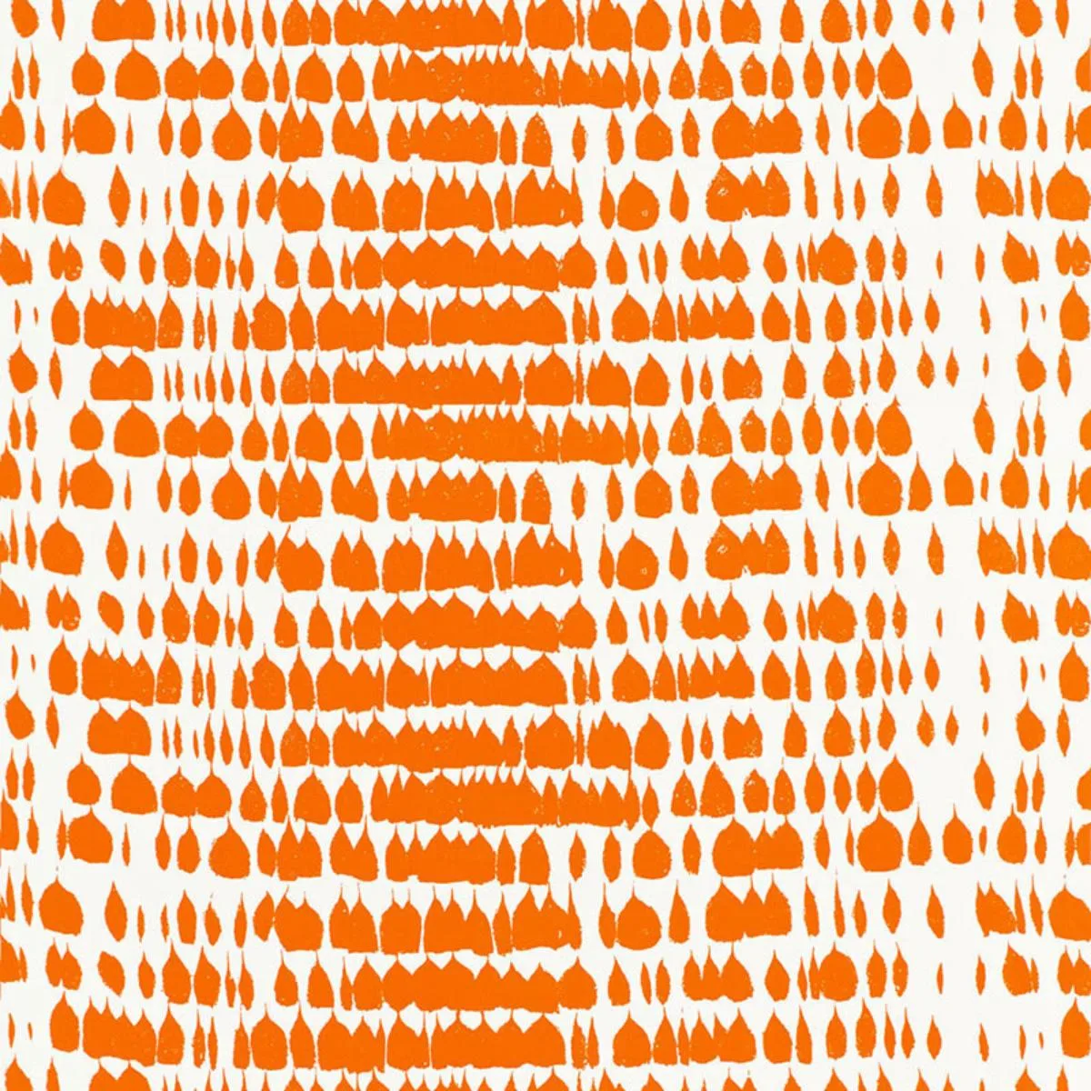 Schumacher 175202 Queen Of Spain Carrot fabric swatch