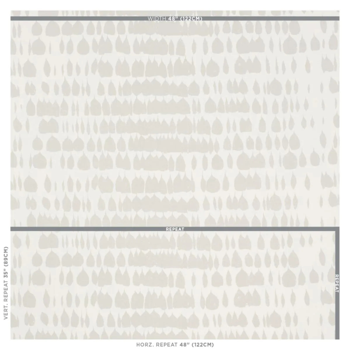 Schumacher 175207 Queen Of Spain Dove fabric swatch