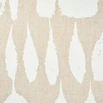 Schumacher 175205 Queen Of Spain Natural fabric swatch