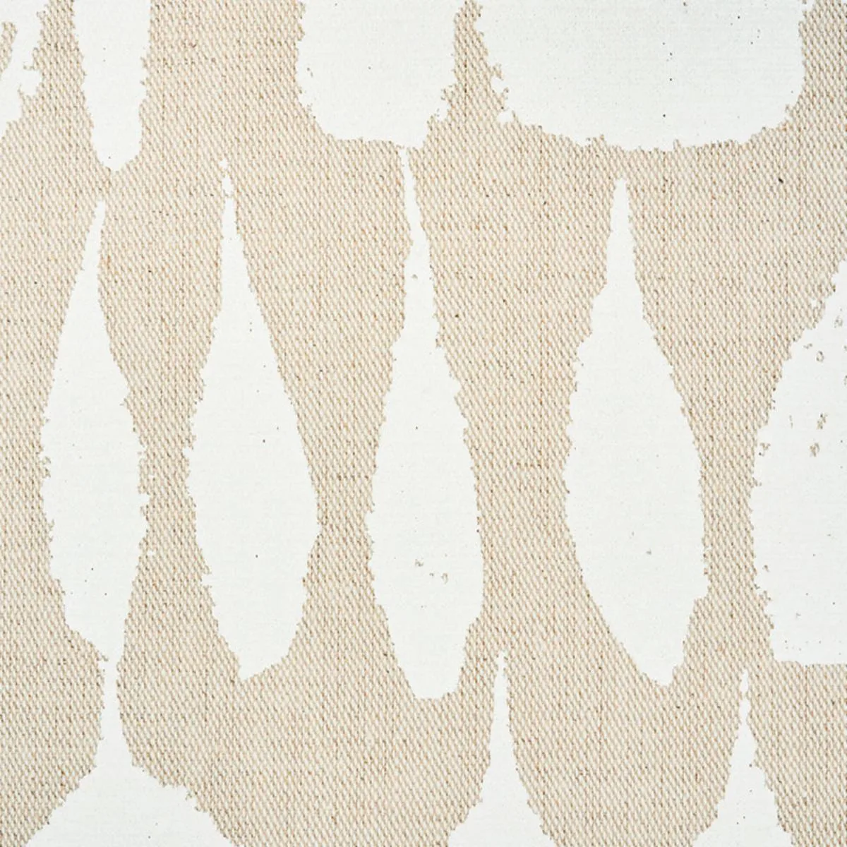 Schumacher 175205 Queen Of Spain Natural fabric swatch
