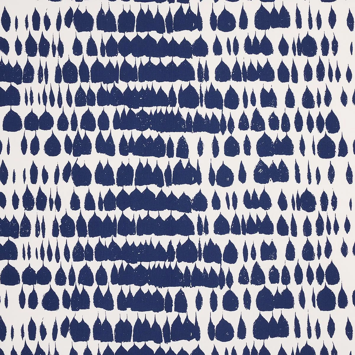 Schumacher 175208 Queen Of Spain Navy fabric swatch