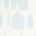 Schumacher 178671 Queen Of Spain Sheer Sky fabric swatch