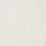 Schumacher 81590 Quilted Scroll Matelassé Ivory fabric swatch