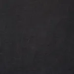 Schumacher 81591 Quilted Scroll Matelassé Pitch Black fabric swatch