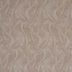 Schumacher 86890 Quilted Waves Indoor/Outdoor Metallic Brown fabric swatch