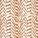 Schumacher 80671 Quincy Embroidery On Linen Toast fabric swatch