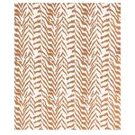 Schumacher 80671 Quincy Embroidery On Linen Toast fabric swatch