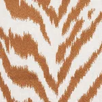 Schumacher 80671 Quincy Embroidery On Linen Toast fabric swatch